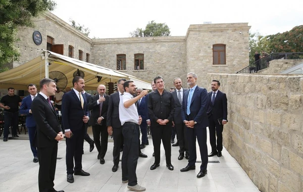 İraq Kürdüstan Regionunun başçısı İçərişəhərlə tanış olub - FOTO