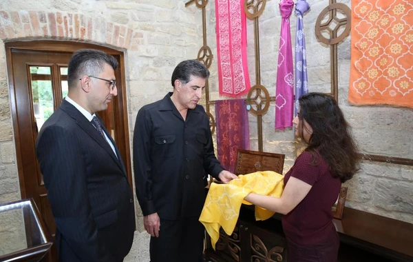 İraq Kürdüstan Regionunun başçısı İçərişəhərlə tanış olub - FOTO