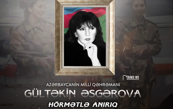 Milli Qəhrəman Gültəkin Əsgərovanın anım günüdür