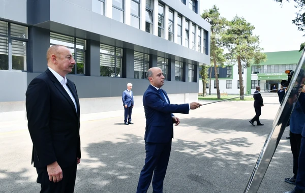 Prezident İlham Əliyev Cəlilabad Dövlət Peşə Təhsil Mərkəzinin açılışında iştirak edib - FOTO - YENİLƏNİB