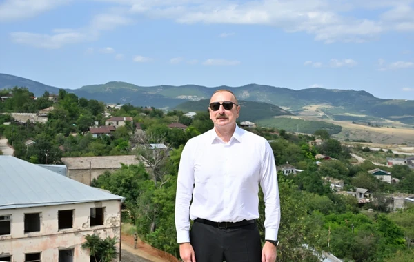 İlham Əliyev Xocalının işğaldan azad edilmiş Çanaqçı və Sığnaq kəndlərində olub