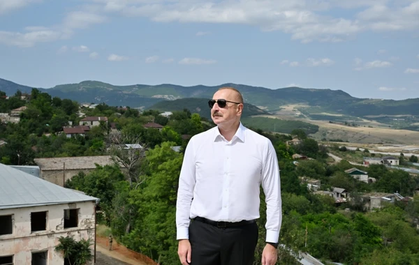 İlham Əliyev Xocalının işğaldan azad edilmiş Çanaqçı və Sığnaq kəndlərində olub