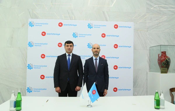 “İnnovasiyalar Mərkəzi” ilə "Azərlotereya" ASC arasında memorandum imzalanıb - FOTO