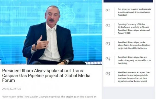 Rumıniya mətbuatı Şuşada keçirilən Qlobal Media Forumundan yazıb - FOTO