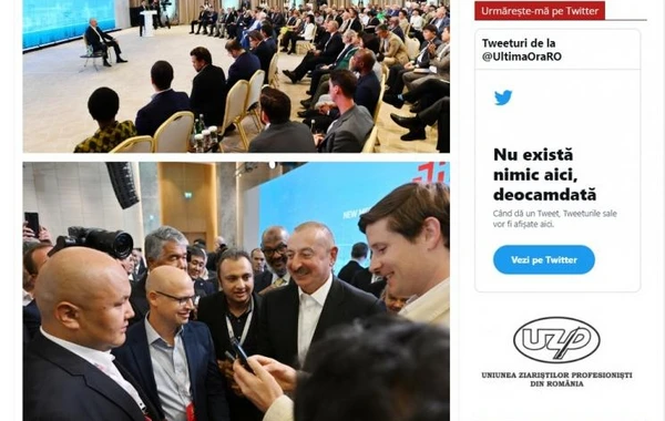 Rumıniya mətbuatı Şuşada keçirilən Qlobal Media Forumundan yazıb - FOTO