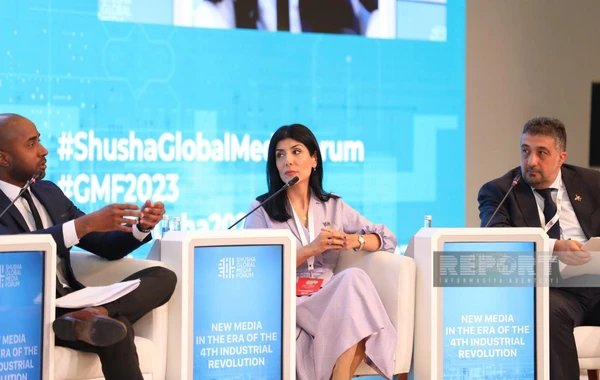 Şuşa Forumunda "Təhlükəsizlik məsələləri" adlı üçüncü sessiya başlayıb - FOTO