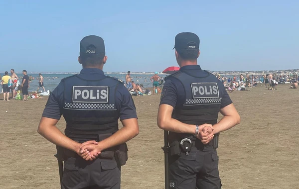 Çimərliklərə əlavə polis naryadları cəlb olunub - FOTO