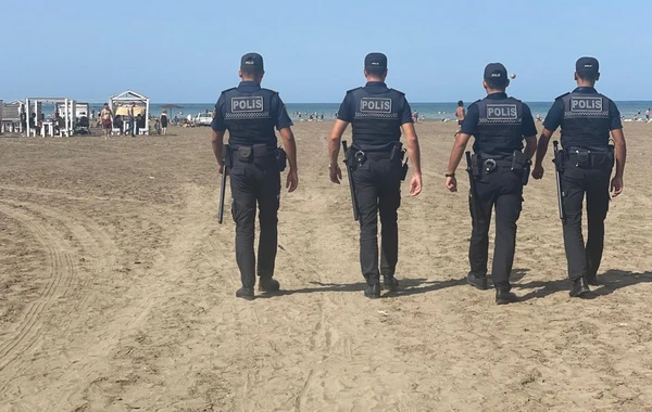 Çimərliklərə əlavə polis naryadları cəlb olunub - FOTO