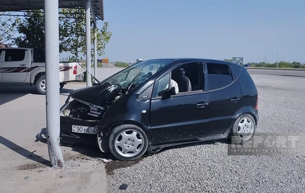 Kürdəmirdə ağır yol-nəqliyyat hadisəsi baş verib, xəsarət alanlar var - FOTO