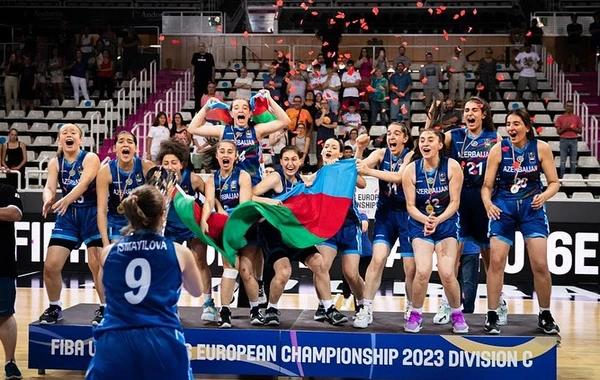 Azərbaycanın basketbol millisi Avropa çempionu olub - FOTO