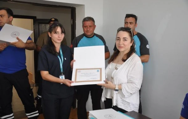 Турецкие специалисты провели тренинг для медперсонала МЧС - ФОТО