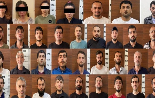 Polisdən BÖYÜK ƏMƏLİYYAT: 60 nəfər tutuldu - FOTO/VİDEO