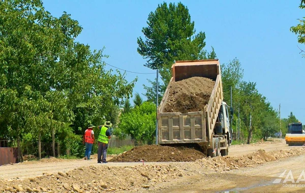 Ağdam-Hindarx-Ağcabədi avtomobil yolu yenidən qurulur - FOTO