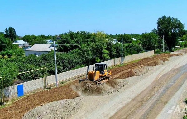Ağdam-Hindarx-Ağcabədi avtomobil yolu yenidən qurulur - FOTO