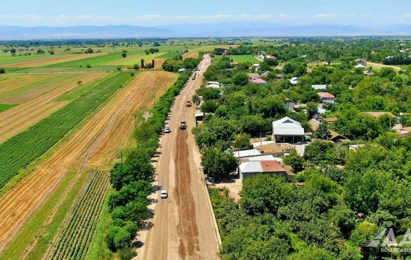 Ağdam-Hindarx-Ağcabədi avtomobil yolu yenidən qurulur - FOTO