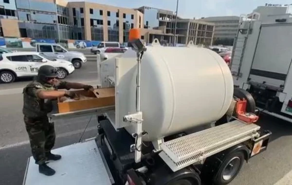 Paytaxtın Ziya Bünyadov prospektində hərbi sursat aşkarlanıb - FOTO/VİDEO