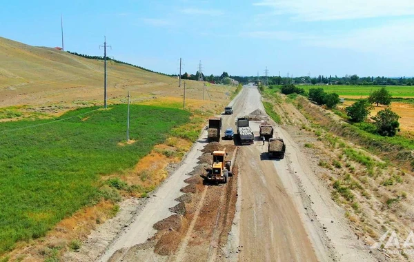 Horadiz–Zəngilan avtomobil yolu əsaslı təmir olunur - FOTO/VİDEO