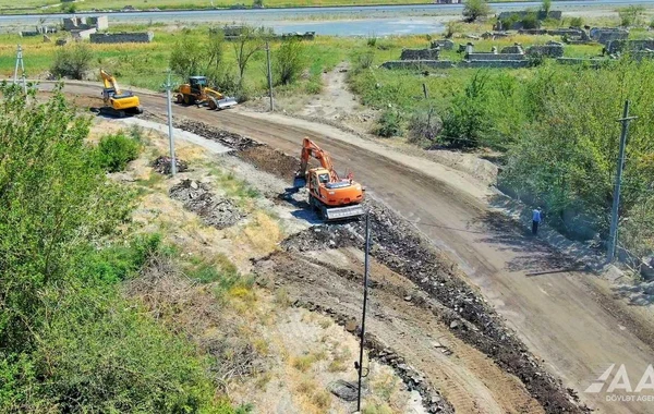 Horadiz–Zəngilan avtomobil yolu əsaslı təmir olunur - FOTO/VİDEO
