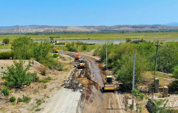 Horadiz–Zəngilan avtomobil yolu əsaslı təmir olunur - FOTO/VİDEO