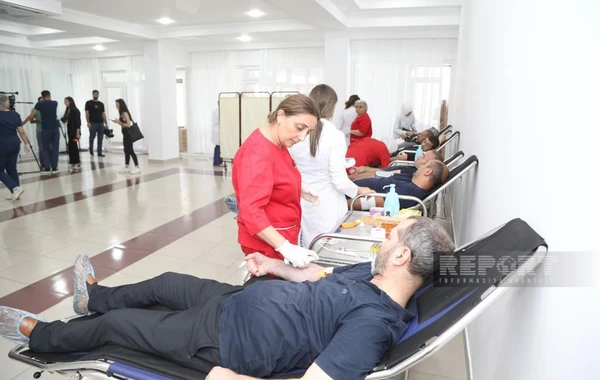 Allahşükür Paşazadə qan verib - FOTO