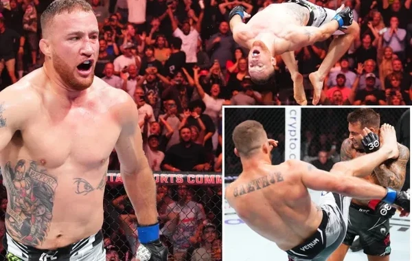 UFC turnirinin əsas döyüşü: Qetji Poryeni ikinci raundda yerə sərdi - VİDEO