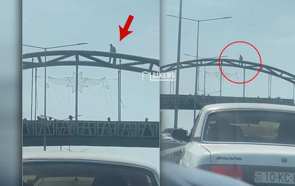Xırdalanda körpüdə intihara cəhd edən şəxs özünü yandırmağa çalışıb - YENİLƏNİB + FOTO/VİDEO