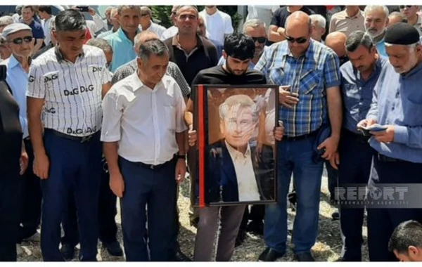 Surət Hüseynov dəfn edildi - FOTO/VİDEO - YENİLƏNİB