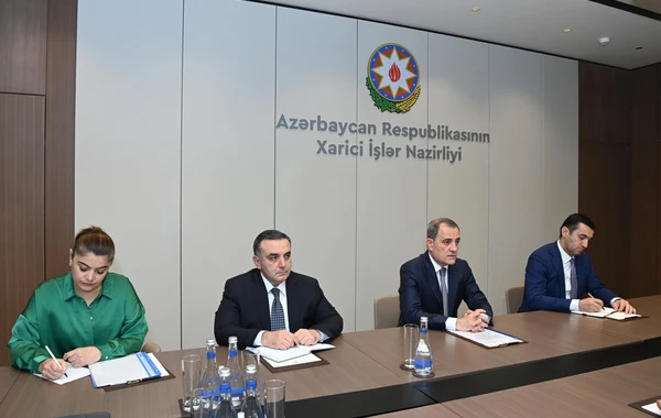 Ceyhun Bayramov İordaniya səfirini qəbul edib - FOTO