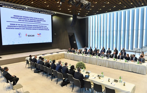 Abşeron qaz-kondensat yatağına yeni səhmdar daxil olur - FOTO/VİDEO