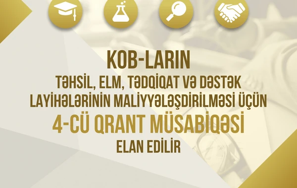 KOBİA 4-cü qrant müsabiqəsini elan edib - FOTO