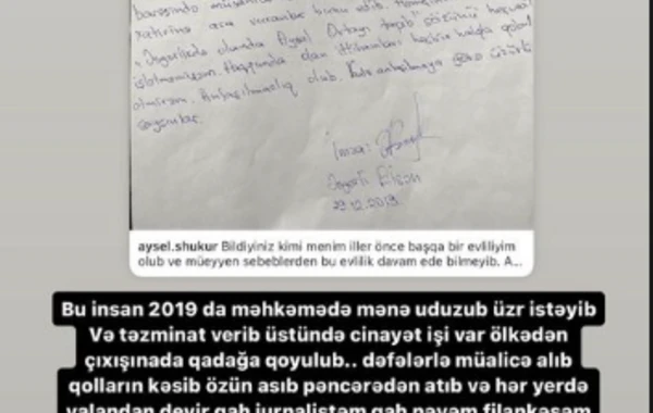 Keçmiş həyat yoldaşı Aysel Şükürü bıçaqlamaq istədi - FOTO