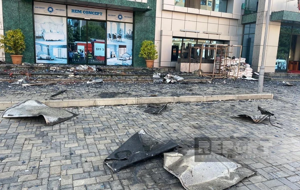 “Green House” şadlıq evində yanğın 500 kvadratmetr ərazini əhatə edib - FOTOREPORTAJ