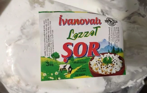 Bakıda qanunsuz fəaliyyət göstərən pendir anbarı aşkarlanıb - FOTO