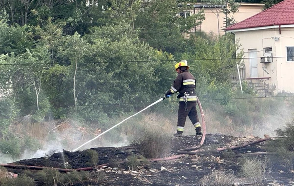 Biləcəridə güclü yanğın olub - FOTO/VİDEO