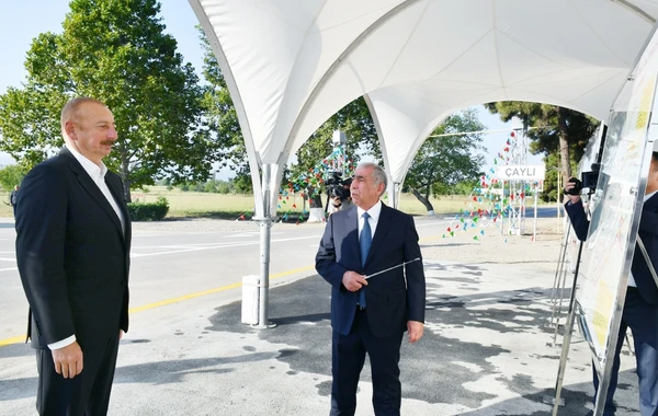 Azərbaycan Prezidenti İlham Əliyev Qazax rayonuna səfər edib - FOTO - YENİLƏNİB