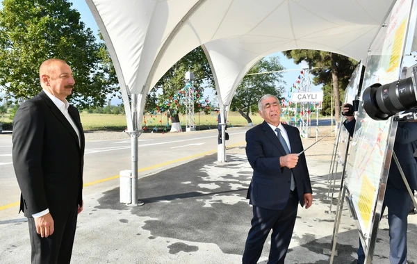 Azərbaycan Prezidenti İlham Əliyev Qazax rayonuna səfər edib - FOTO - YENİLƏNİB
