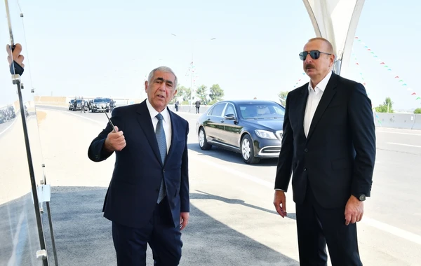Prezident Bakı-Qazax-Gürcüstan yolunun Gəncə-Qazaxbəyli hissəsinin açılışında iştirak edib - FOTO - YENİLƏNİB