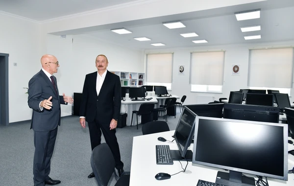 Şəmkirdə Məhəmməd Füzuli adına məktəb-liseyin yeni binasının açılışı olub - YENİLƏNİB - FOTO