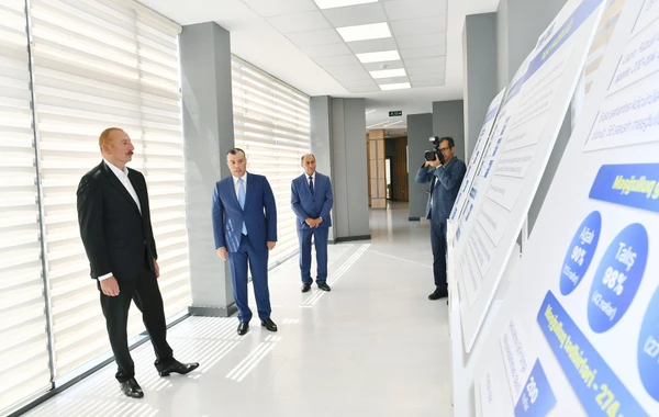 Bərdədə Qarabağ Regional DOST Mərkəzinin və Qarabağ Regional Peşə Hazırlığı Mərkəzinin açılışı olub - FOTO - YENİLƏNİB
