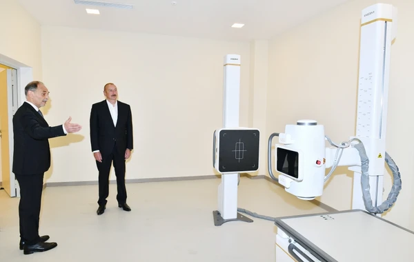 Samux Rayon Mərkəzi Xəstəxanasının yeni binasının açılışı olub - YENİLƏNİB - FOTO