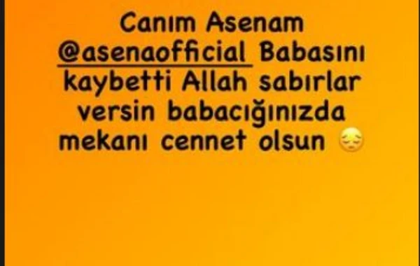 Məşhur rəqqasə Asenaya ağır itki üz verdi - FOTO