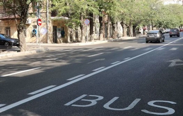 Paytaxtda yeni avtobus zolağı yaradılıb - FOTO