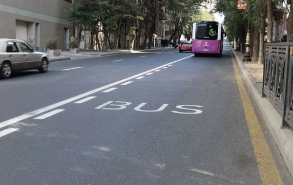 Paytaxtda yeni avtobus zolağı yaradılıb - FOTO