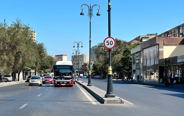 Daha 2 küçədə sürət həddi endirildi - FOTO