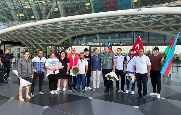Avropa çempionatında 7 medal qazanan Azərbaycan paracüdoçuları Vətənə qayıdıblar - FOTO