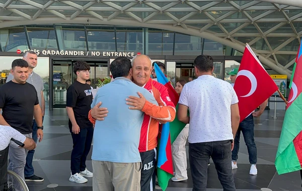 Avropa çempionatında 7 medal qazanan Azərbaycan paracüdoçuları Vətənə qayıdıblar - FOTO