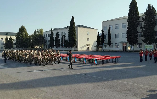 Azərbaycan Ordusunda gənc əsgərlərin andiçmə mərasimləri keçirilib - FOTO/VİDEO