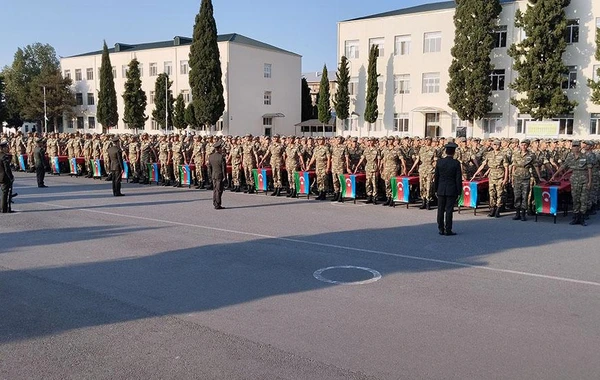 Azərbaycan Ordusunda gənc əsgərlərin andiçmə mərasimləri keçirilib - FOTO/VİDEO