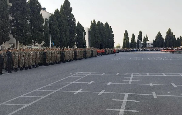 Azərbaycan Ordusunda gənc əsgərlərin andiçmə mərasimləri keçirilib - FOTO/VİDEO