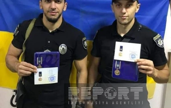 Ukrayna vətəndaşı olan azərbaycanlı polislər raket zərbəsi nəticəsində xəsarət alıblar - FOTO